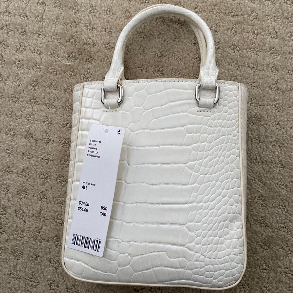 New small white bag